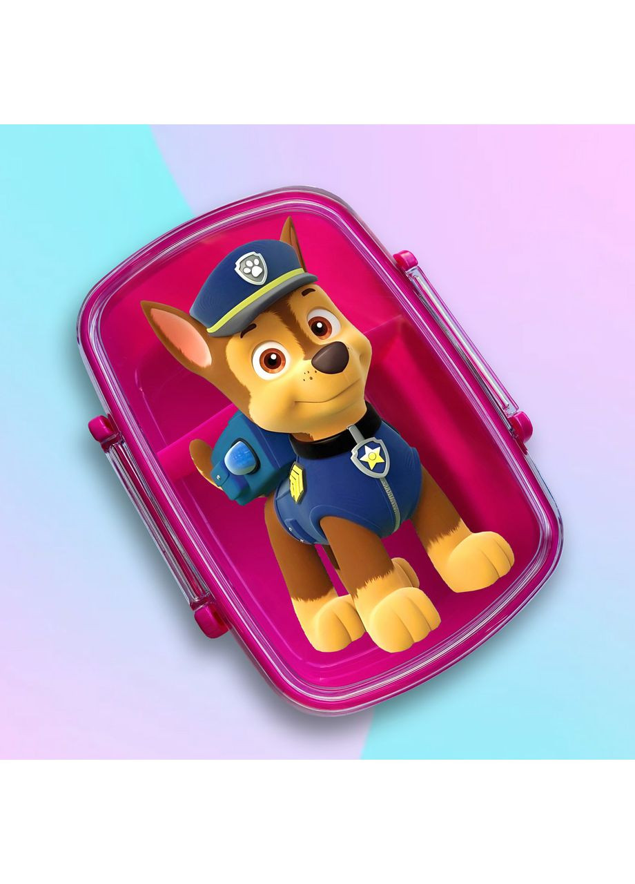 Подарунковий набір Ланч бокс рожевий 800 мл та вологі серветки (дизайн 8_2) Creative (360667081)