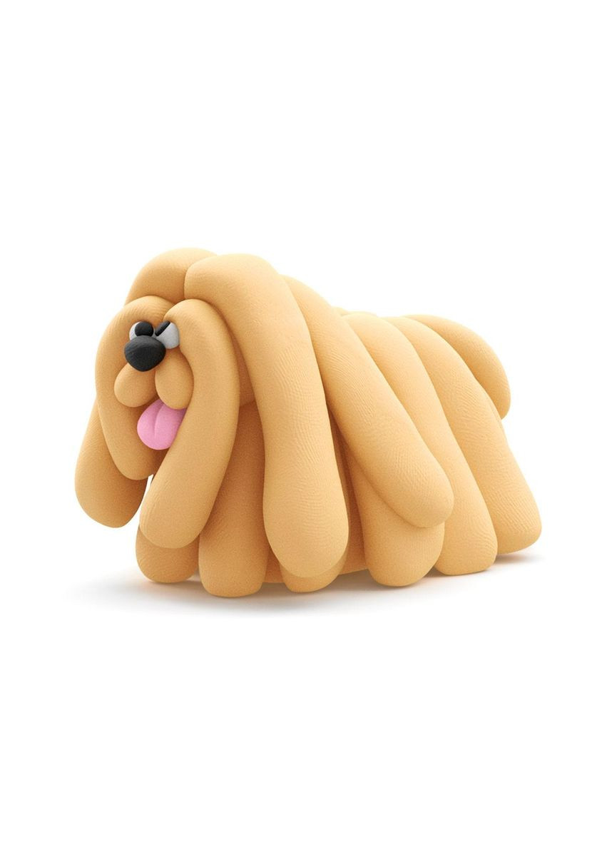 Набор пластилина Липака - Собаки-друзья: Комондор Муди Lipaka (365750748)