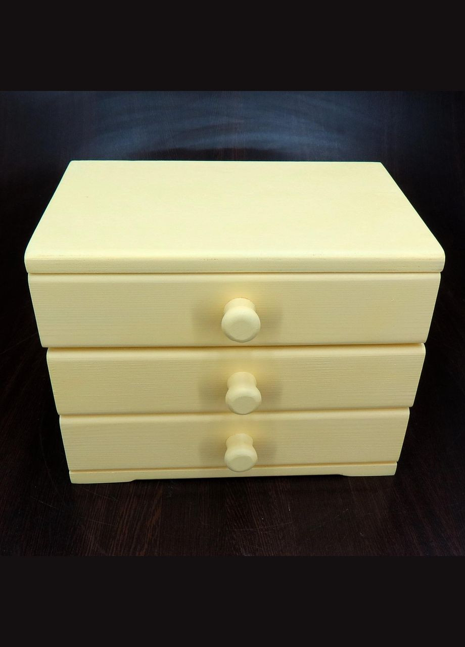 Мини-комод из дерева Джоржтаун лимонад (МНК-000351) No Brand (328224674)