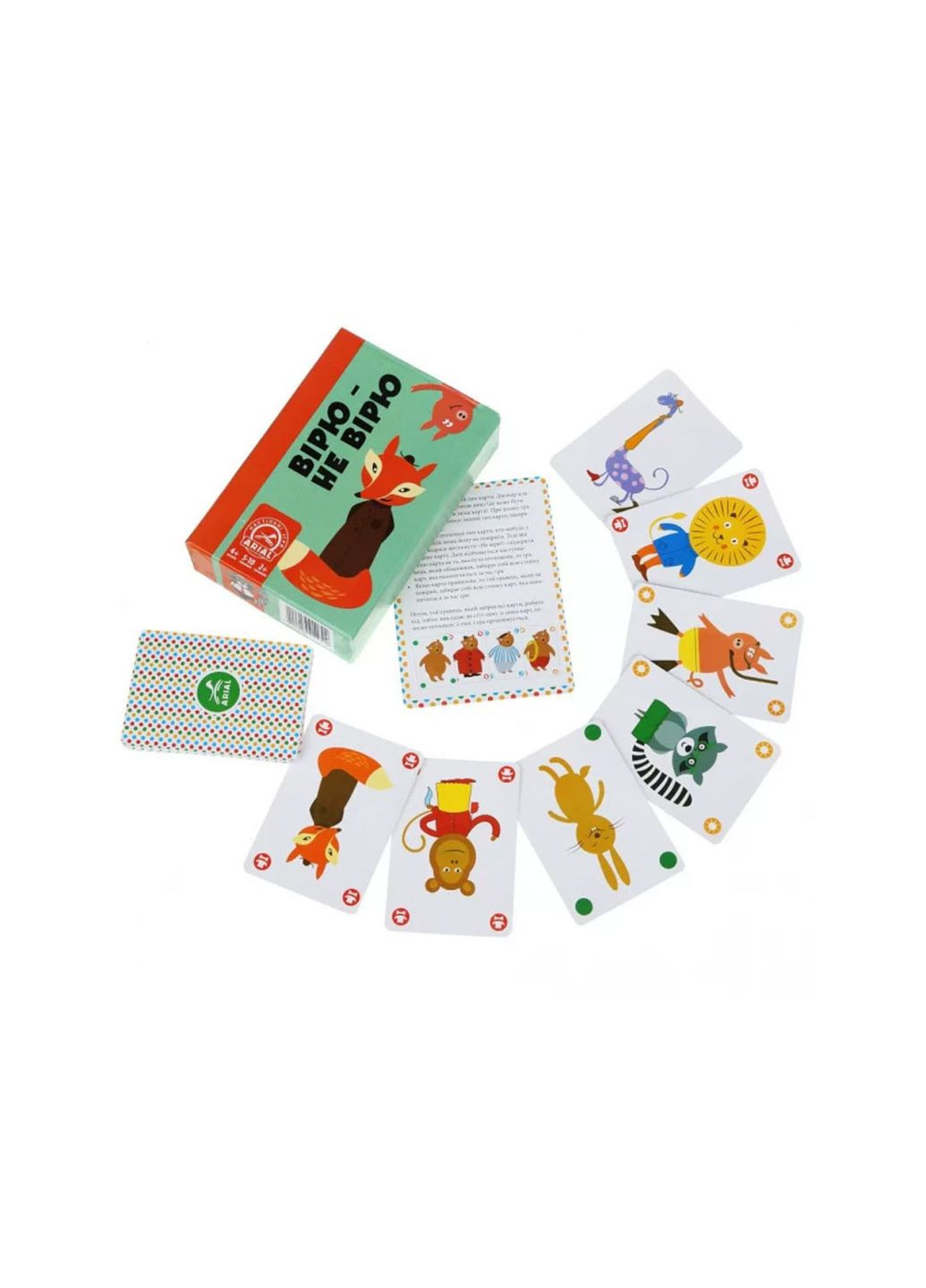 Настільна гра "Вірю - Не вірю" колір різнокольоровий 00-00238842 Arial (314889077)