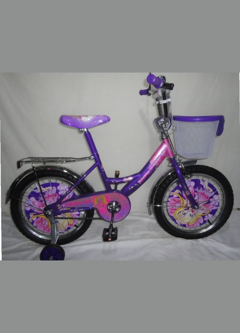 Велосипед ПРИНЦЕСА із кошиком від : для маленьких принцес Фіолетовий,18 Crosser (267810073)