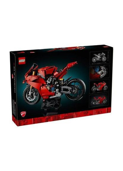 Конструктор Technic Мотоцикл Ducati Panigale V4 S, 1603 деталей, від 18 років (42202) Lego (369939031)