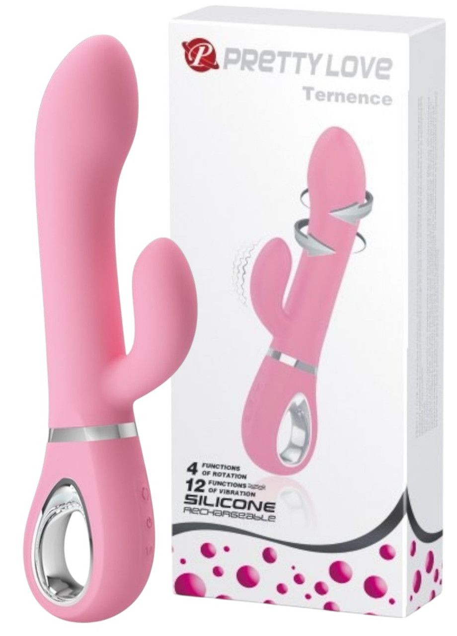 Вибратор Pretty Love Ternence с клиторальным стимулятором для женского удовольствия и массажа LyBaile (316630974)