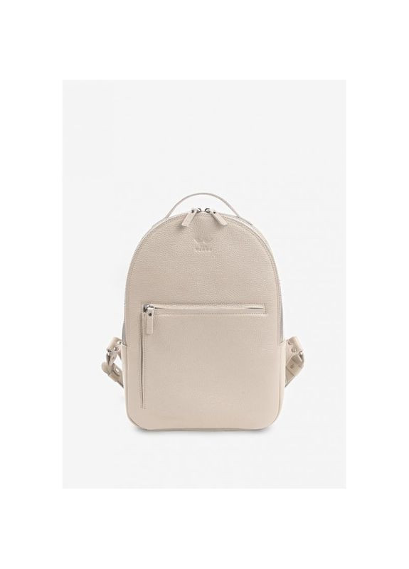 Рюкзак женский кожаный Groove M светло-бежевый зернистый The Wings (301871404)