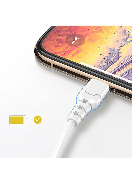 Кабель A101 USB – Lightning Fast Charge 3A/1м- белый Aspor (367602816)