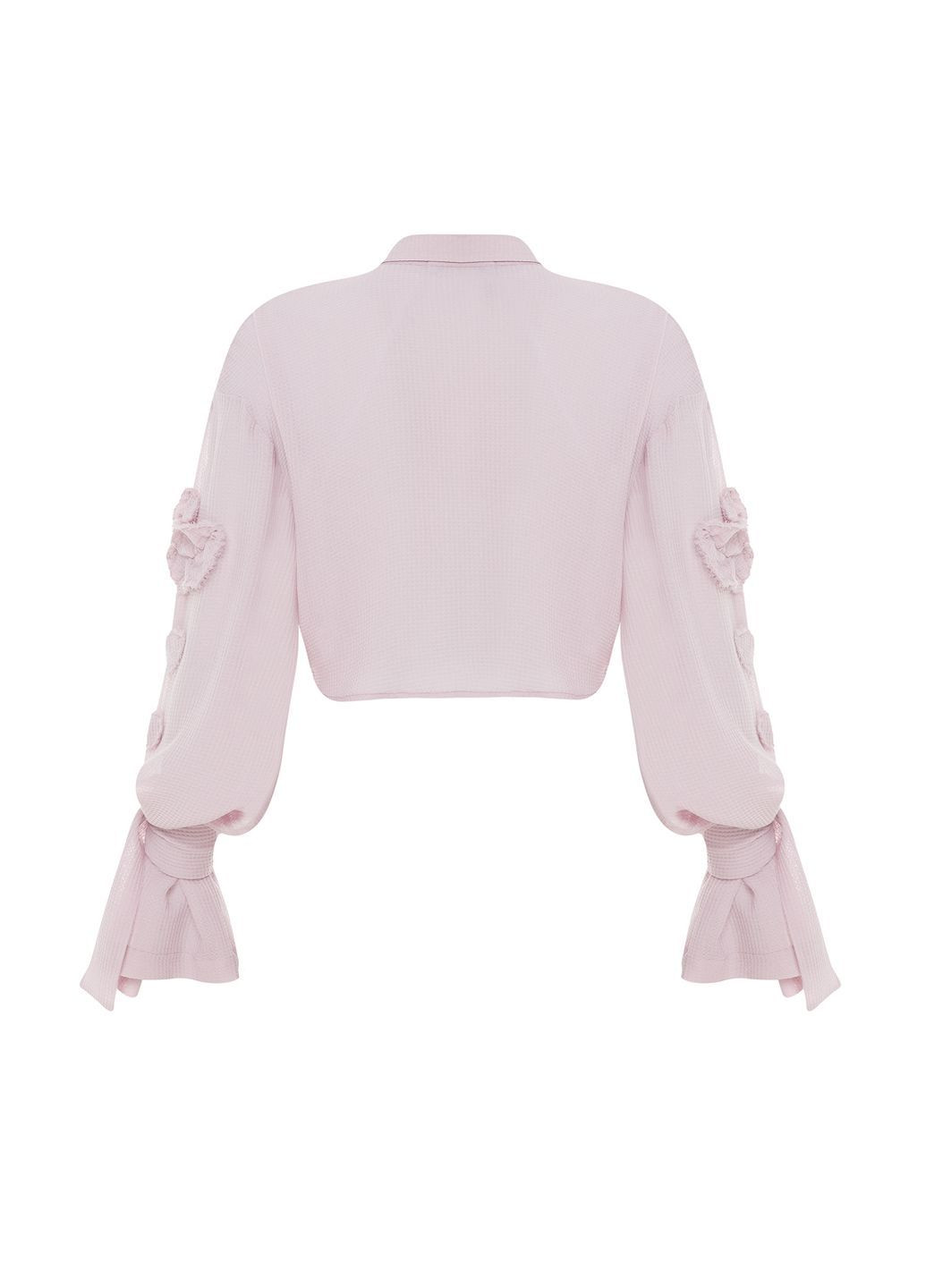 Укороченная рубашка ирисово-розового цвета Malva Florea (365654283)