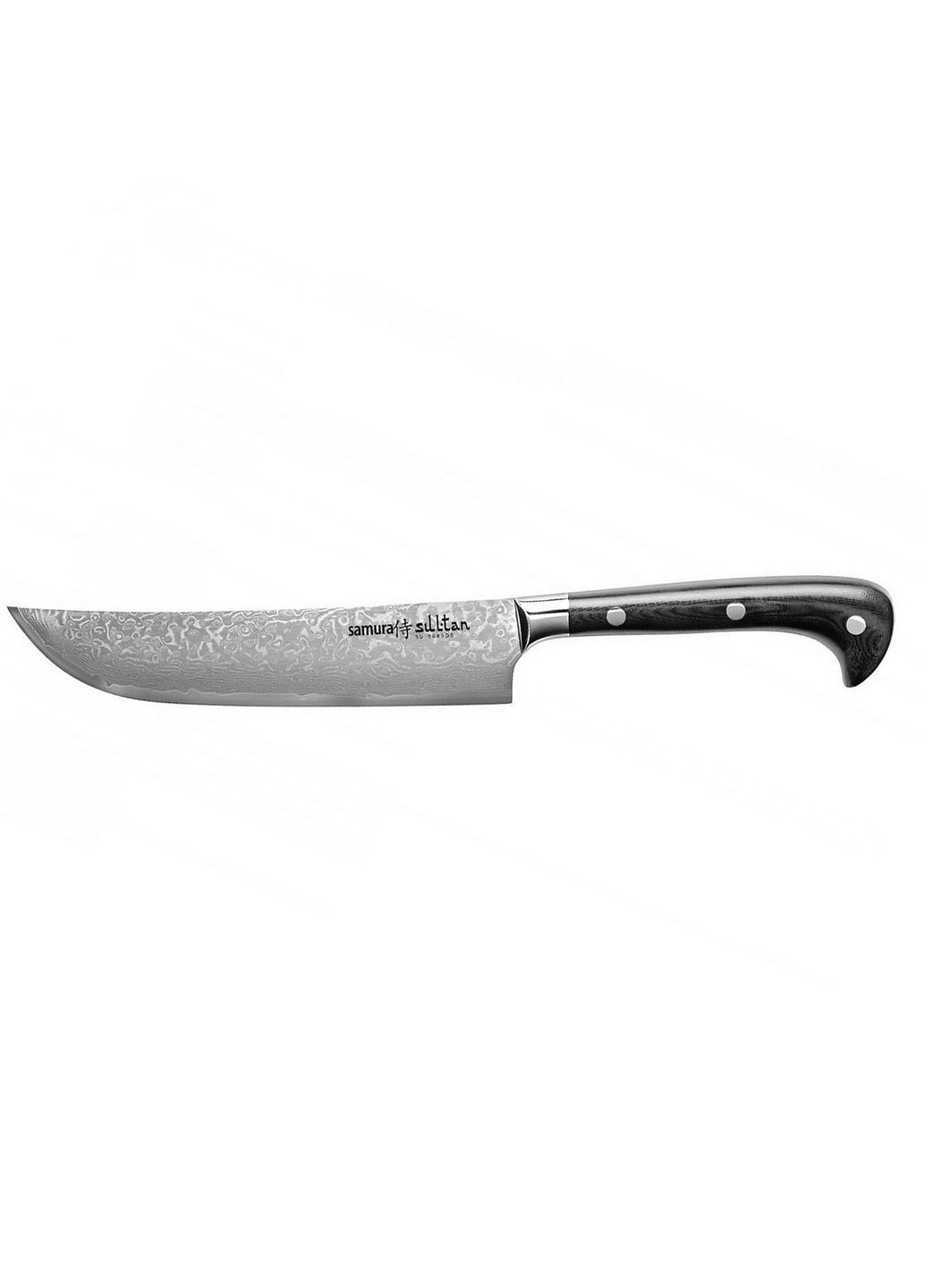 Нож кухонный шеф 164 мм Samura чёрные,
