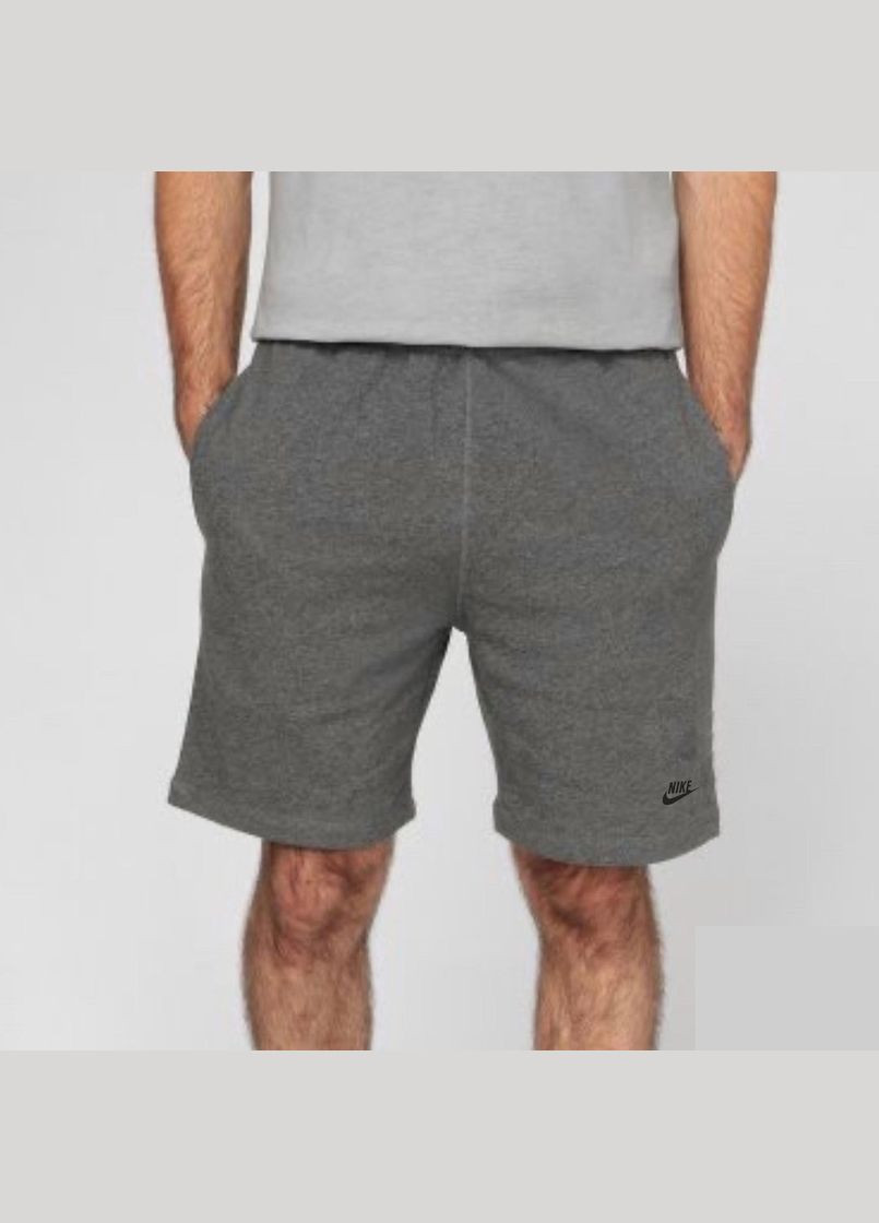 Шорти чоловічі з кишенями трикотажні двонитка сірі BP (322168705)