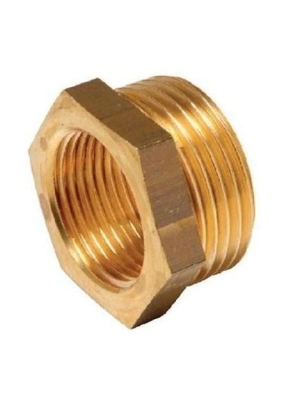 Перехідник 1''зовн х3/4''внутр Україна, латунь No Brand (362493310)