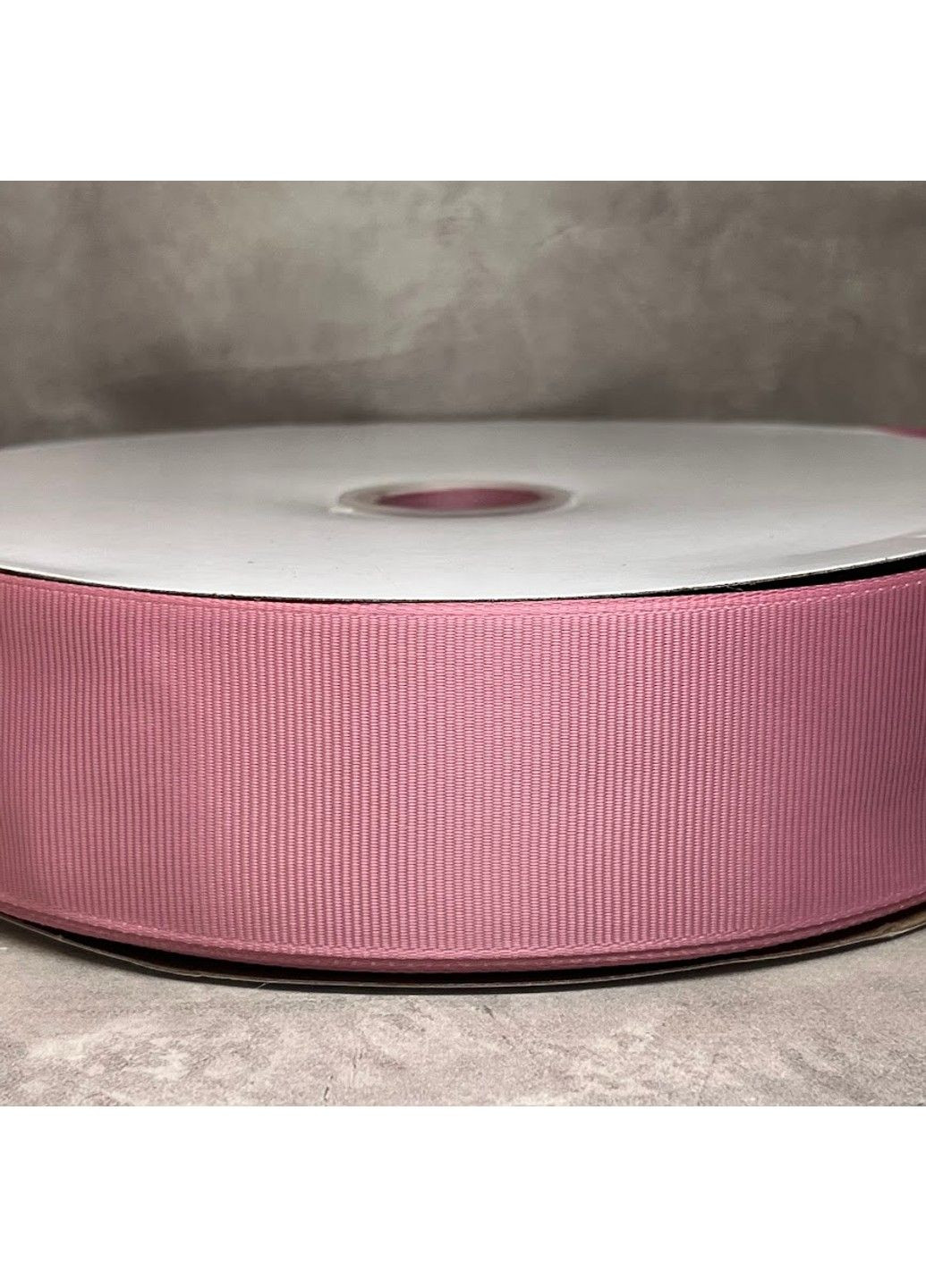 Репсовая лента 4 см, розовый цвет (пыльная роза), арт 018894, 1 метр No Brand (352308152)