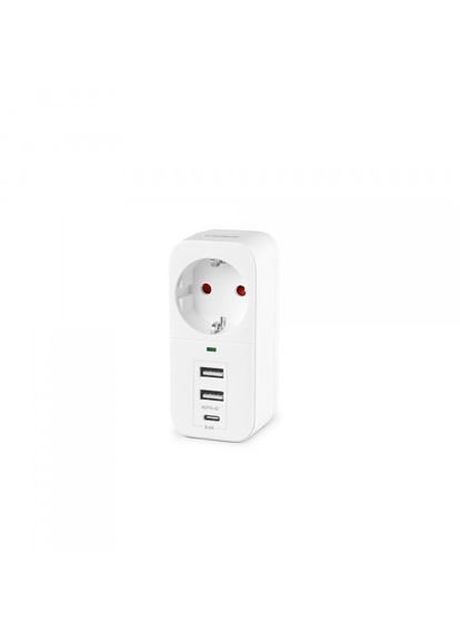 Сетевой адаптер ONCORD с/с 1п 2.4A 2USB+USB-C White Videx (361066911)