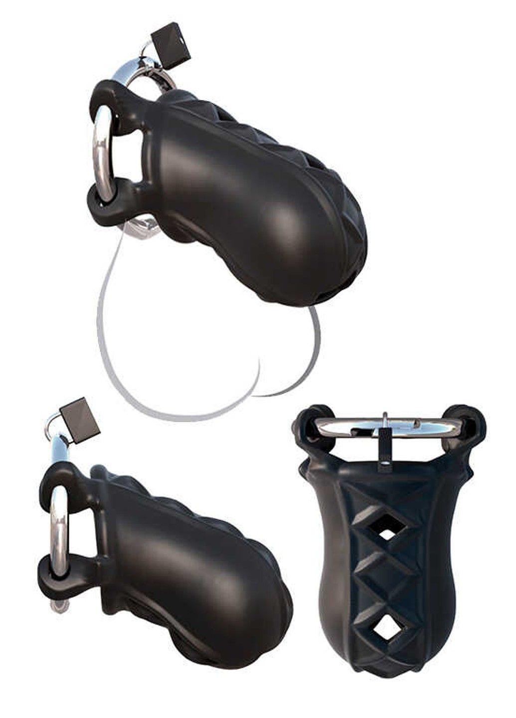 Пояс верности Fantasy C-ringz Silicone Penis Blocker Chastity Device With Adjustable C-ring Pipedream (290851164)
