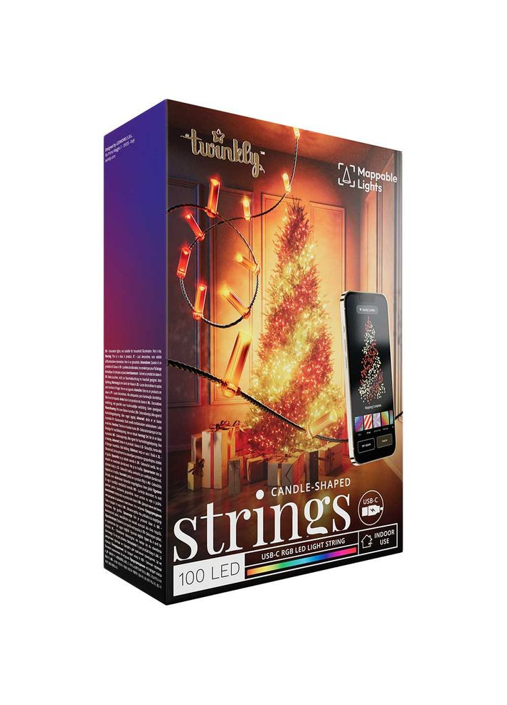 Гирлянда Smart LED Strings Candle RGB 100 6м (TWKC100RGBG) Twinkly (315427189)