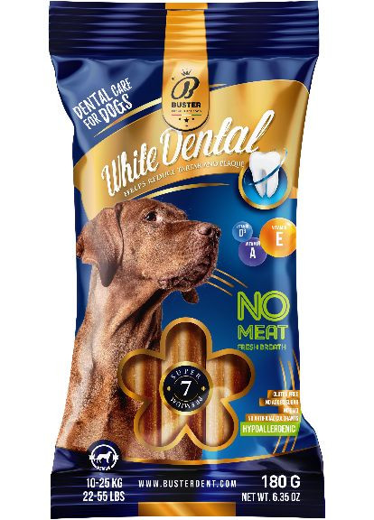Ласощі для собак кукурудзяні зубні палички 180 г (5999567920096) Buster (279562268)