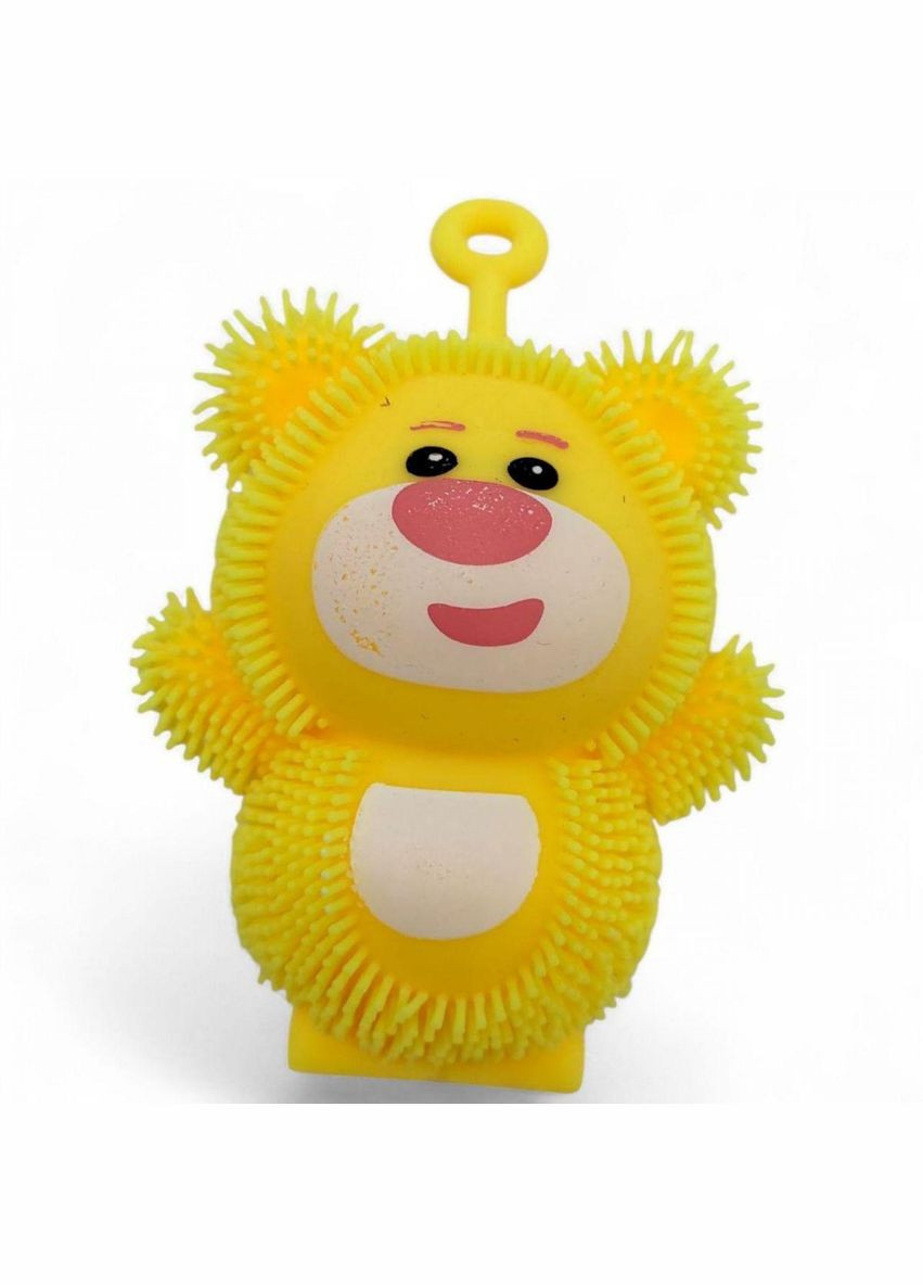 Световая игрушка-антистресс «Мишка» желтого цвета MIC (345640647)