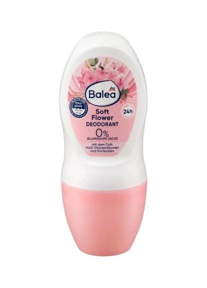 Шариковый дезодорант Flower Soft 50 мл — цветочный бриз и надежная защита 24 часа Balea (354179861)