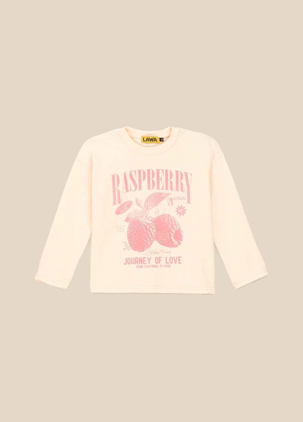 Лонгслів з принтом для дівчинки P-GB02315 140 см shop (2000991055308) LAWA (329822932)