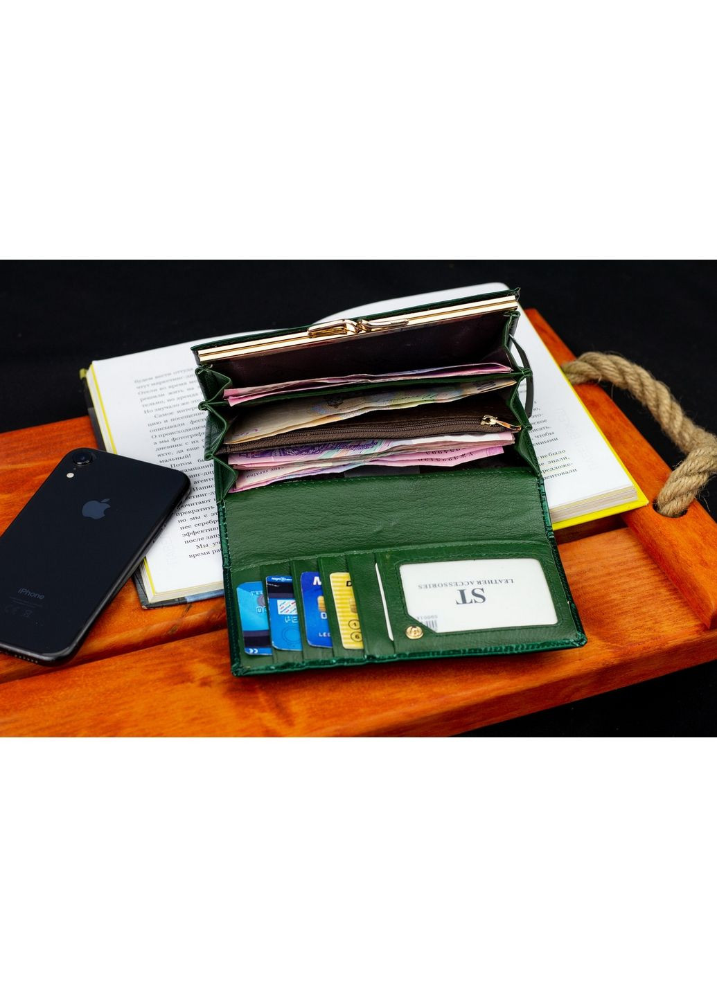 Кожаный кошелек st leather (288136243)