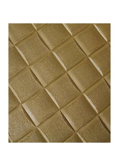 Самоклеюча декоративна 3D панель лоза золота 700x700x5 мм Loft Expert (300372598)