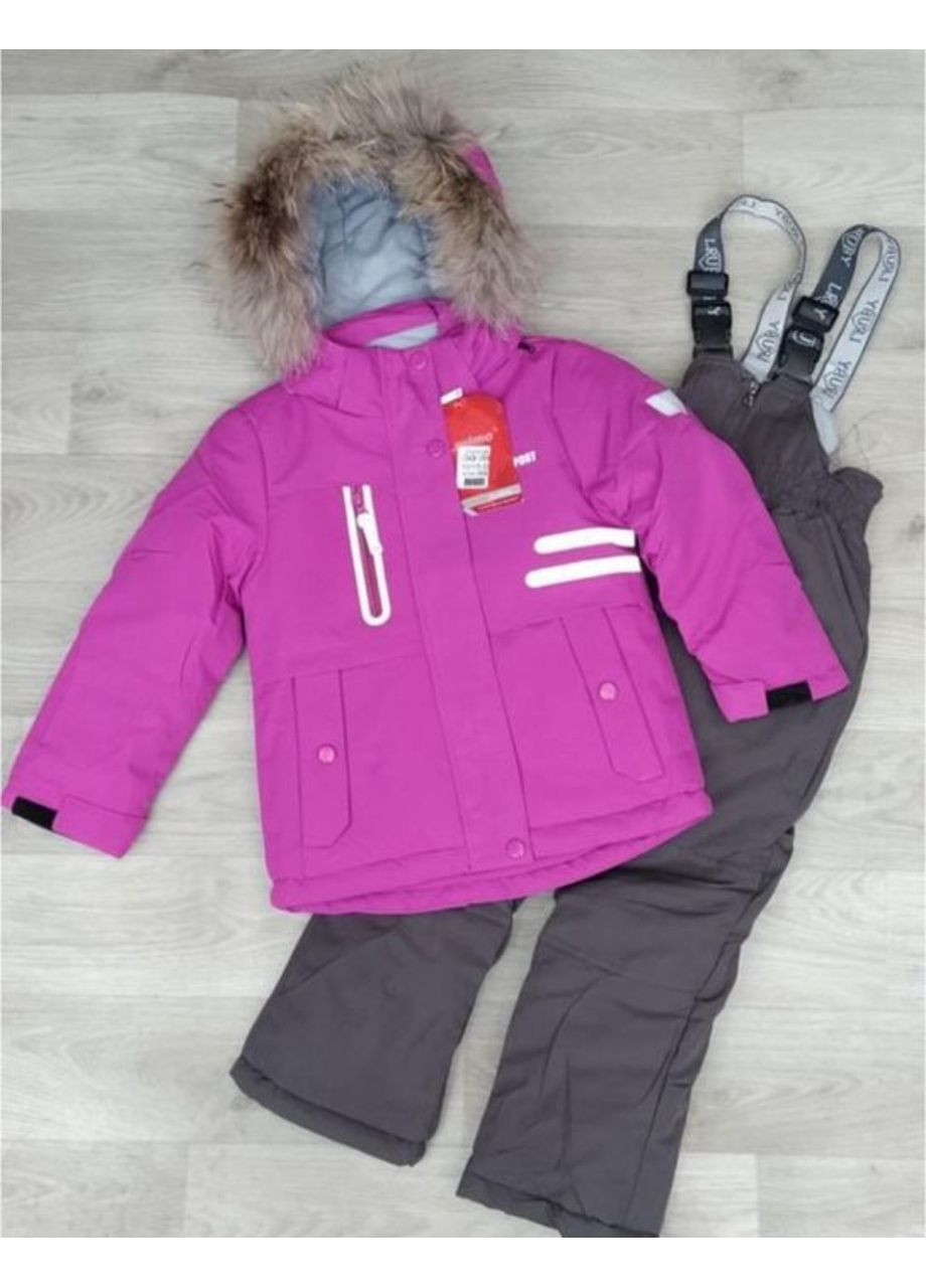 Детский зимний раздельный термокомбинезон на девочку 110-116 jie.reimo No Brand (369735369)