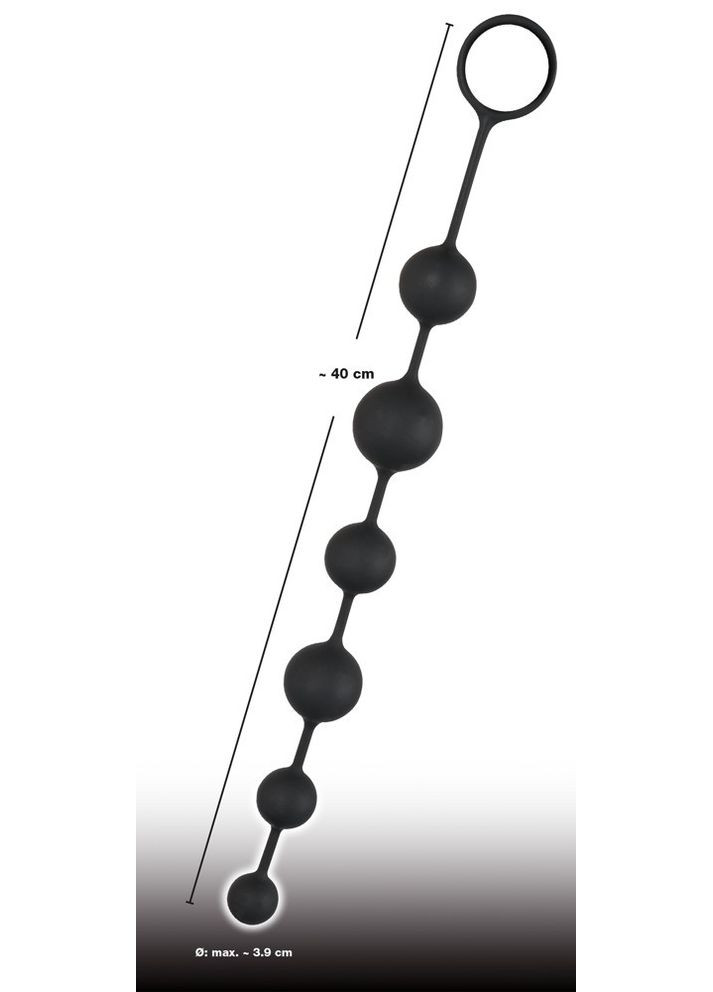 Анальні кульки - Black Velvets Anal Beads Orion (370162258)