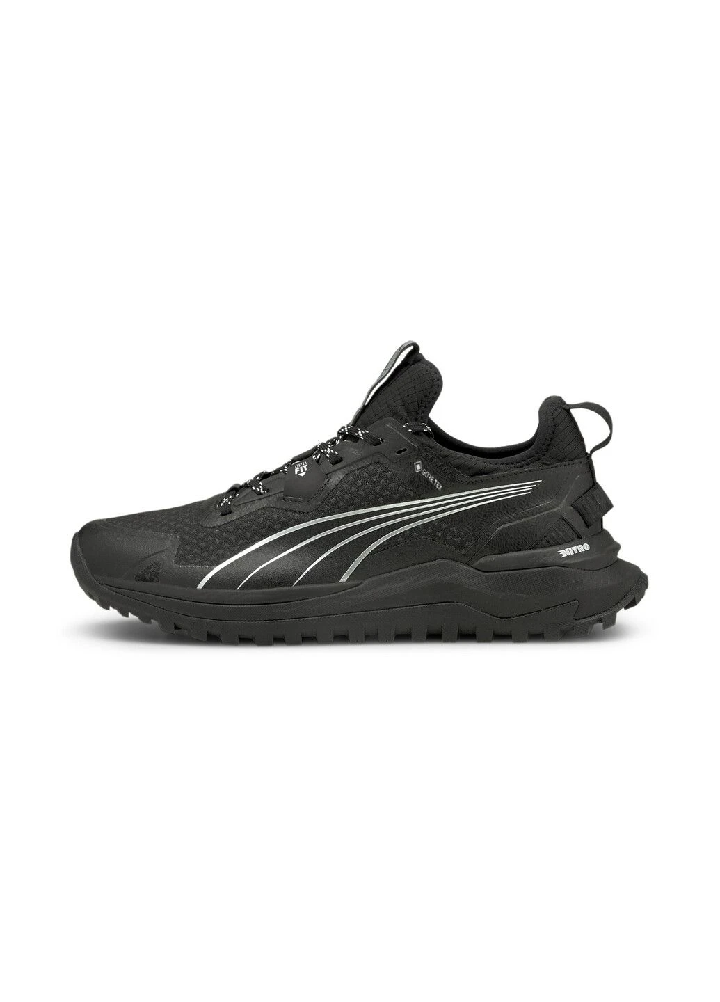 Чорні кросівки voyage nitro gore-tex men's running shoes всесезон Puma