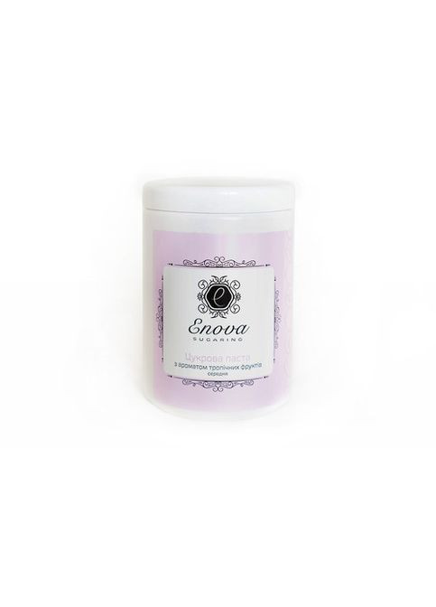 Цукрова паста Sugaring Середня 1400 г (рожева, аромат тропічних фруктів) для шугарингу Enova (345707345)