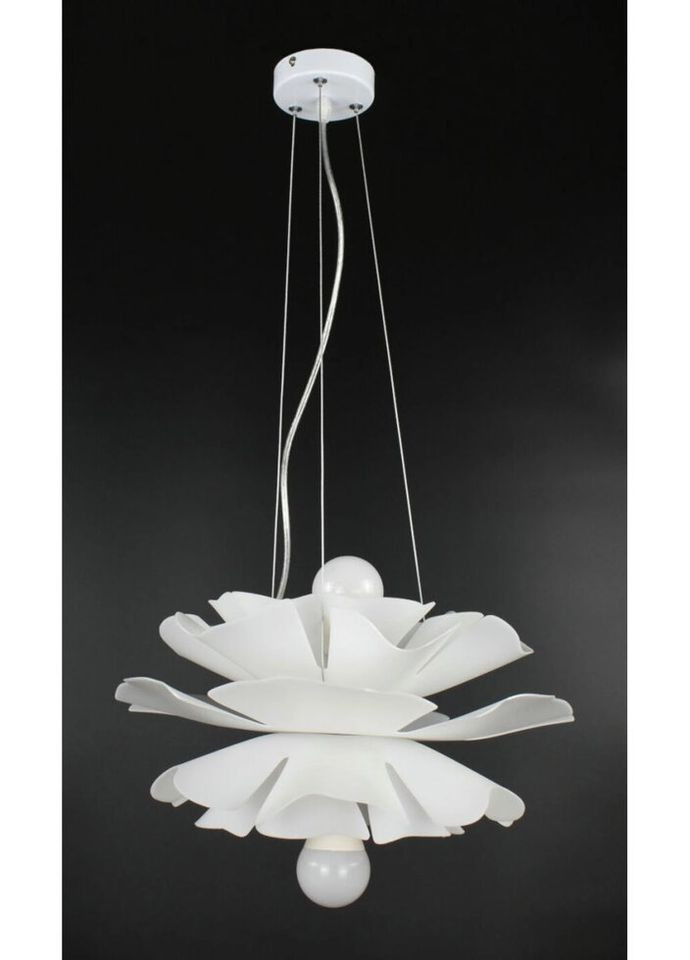 Люстра подвесная на 2 лампочки 26611 Белый 30-140х41х41 см. Sunnysky (335974968)