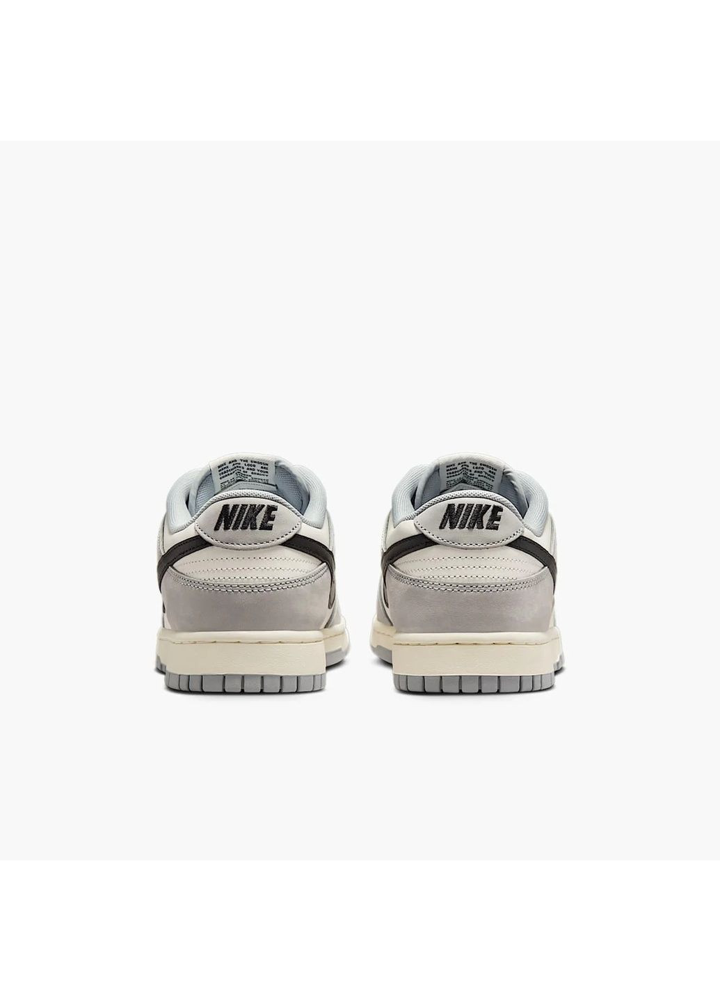 Белые кроссовки мужские dunk low grey/white Nike