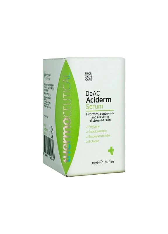 Сыворотка для жирной и склонной к акне кожи DeAC Aciderm Serum 30 мл ThermoCeutical (387653073)