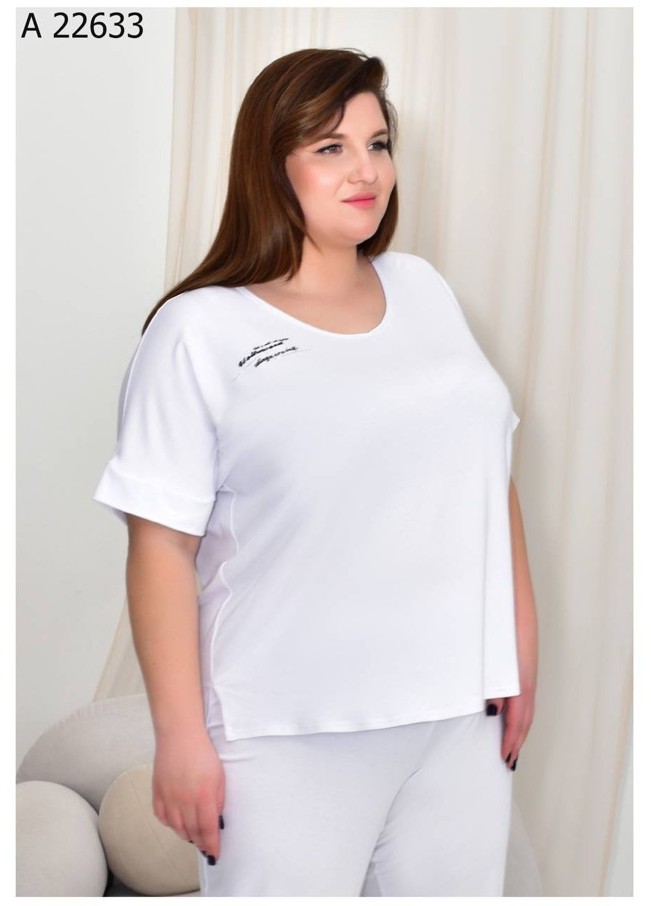Жіноча футболка великого розміру SK - (291410176)