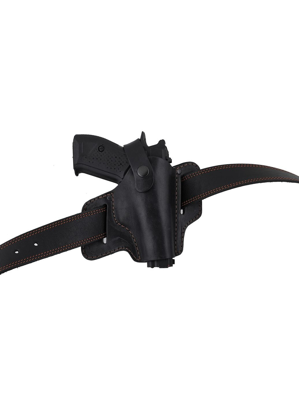 Кобура Форт-12 поясна не формована "метелик" (шкіра, чорна) Сварог (342375185)