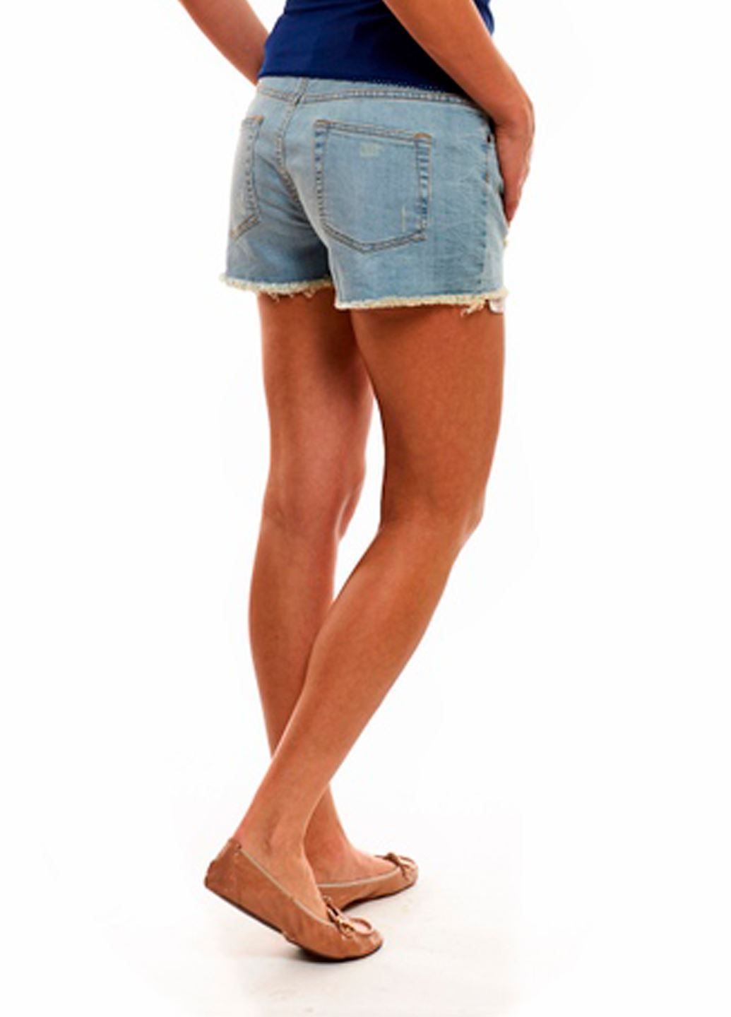 Женские голубые джинсовые шорты Only (329820129)