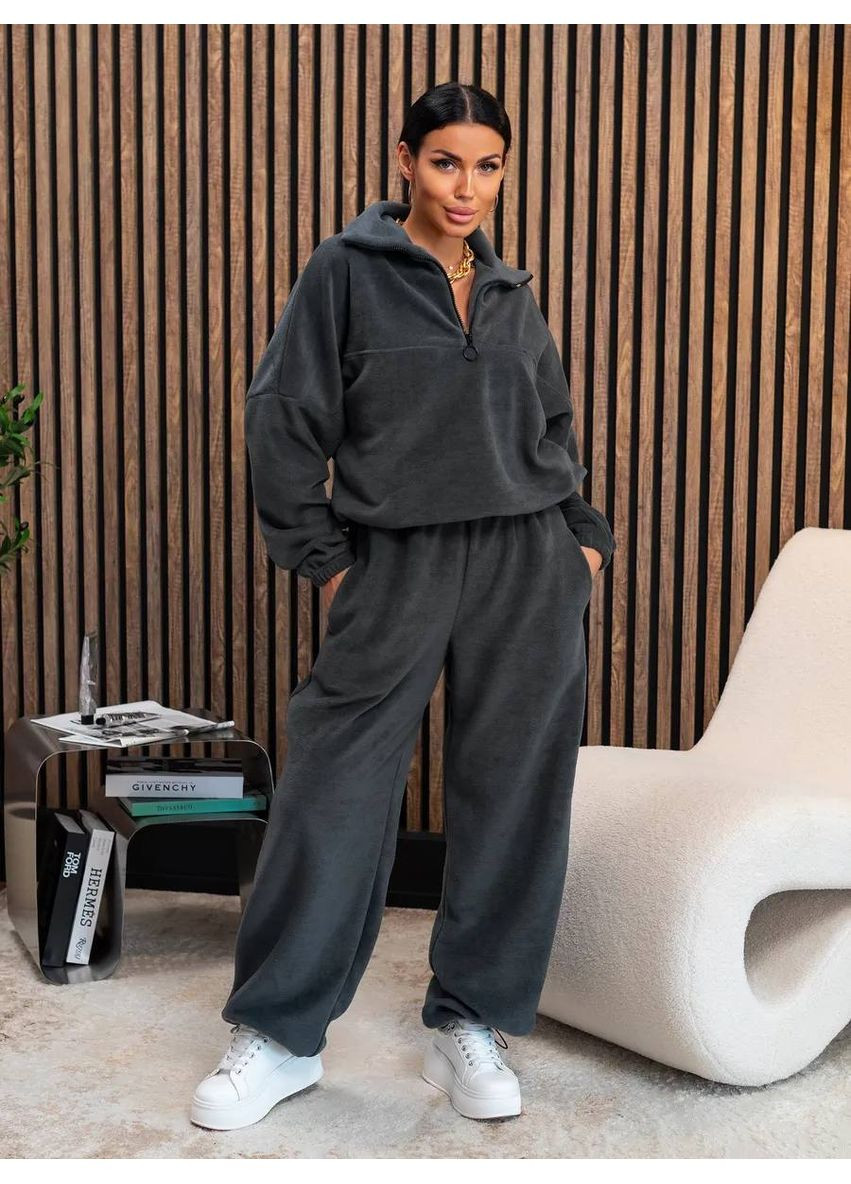 Стильный женский костюм из полар-флиса — ЗАМЕР В ОПИСАНИИ GD/GL Модний простір (370601482)