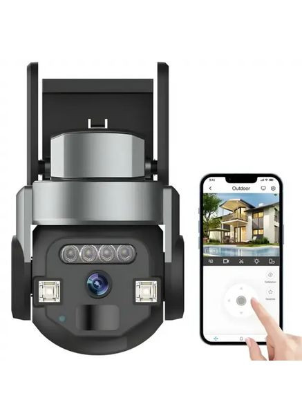 Камера зовнішня вулична поворотна WIFI CyberGuard OUTDOOR Q-812 FULL-HD 5Mp IP66 датчик руху Dometic (370978098)