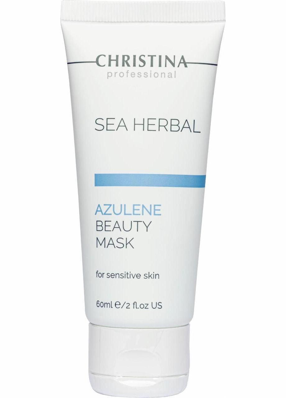 Азуленова маска краси для чутливої шкіри Sea Herbal Beauty Mask Azulene 60 мл Christina (339050126)