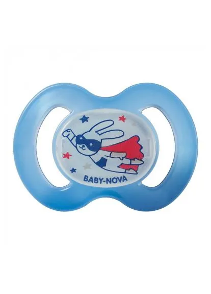 Пустышка Superhero ночная 6-18 мес. голубая (3962484) Baby-Nova Superhero нічна 6-18 міс. блакитна (401755757)