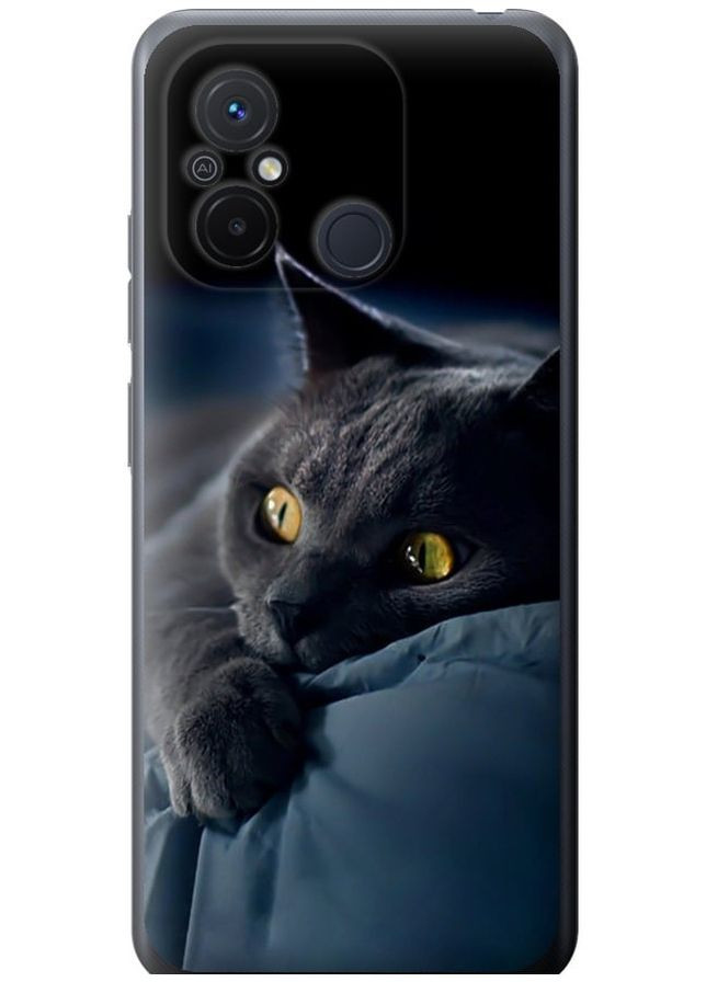Силиконовый чехол 'Дымчатый кот' для Endorphone Xiaomi Redmi 12C (265227128)