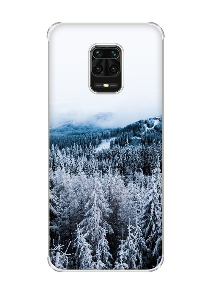 Чохол з потовщеними кутами на Xiaomi Redmi Note 9 Pro/ 9S/ 9 Pro Max:: Зимовий ліс (принт 164) Creative (360702114)
