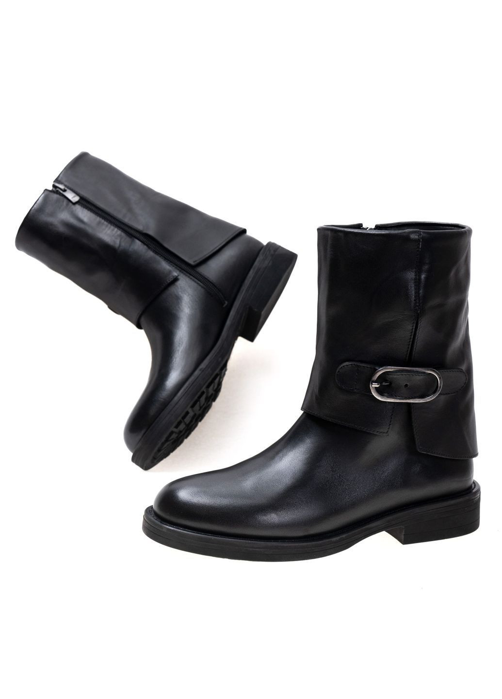 Осенние ботинки 01531 черные Evromoda