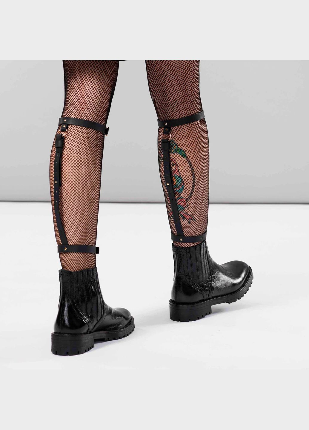 Гартеры для голеней Indiscrets Maze Back Leg Garter Bijoux (334709696)