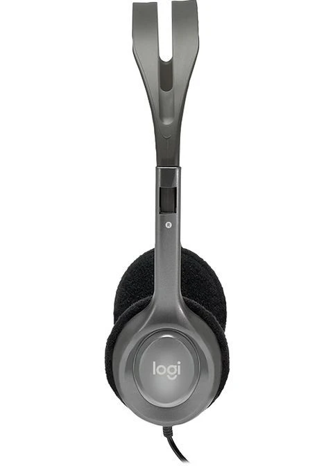 Навушники Гарнитура Stereo Headset H110 дротові Сірий Logitech (402271957)