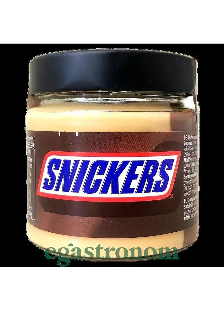Десертная паста Сникерс Snickers 200г 6шт/ящ No Brand (390080155)