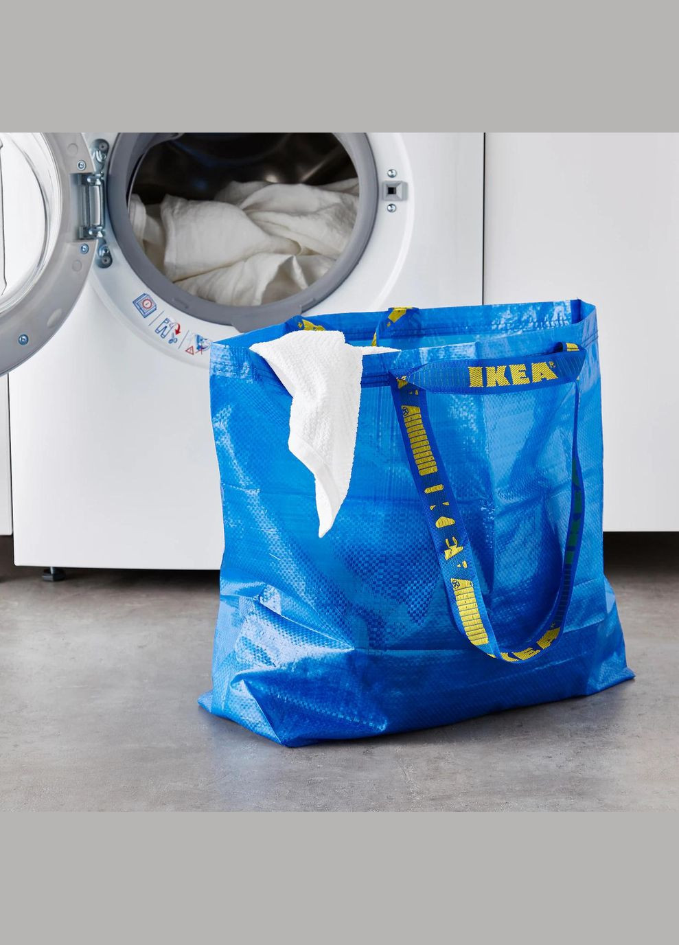 Середня сумка ІКЕА FRAKTA 45x18x45 см/36 л блакитний (60301707) IKEA (267897821)