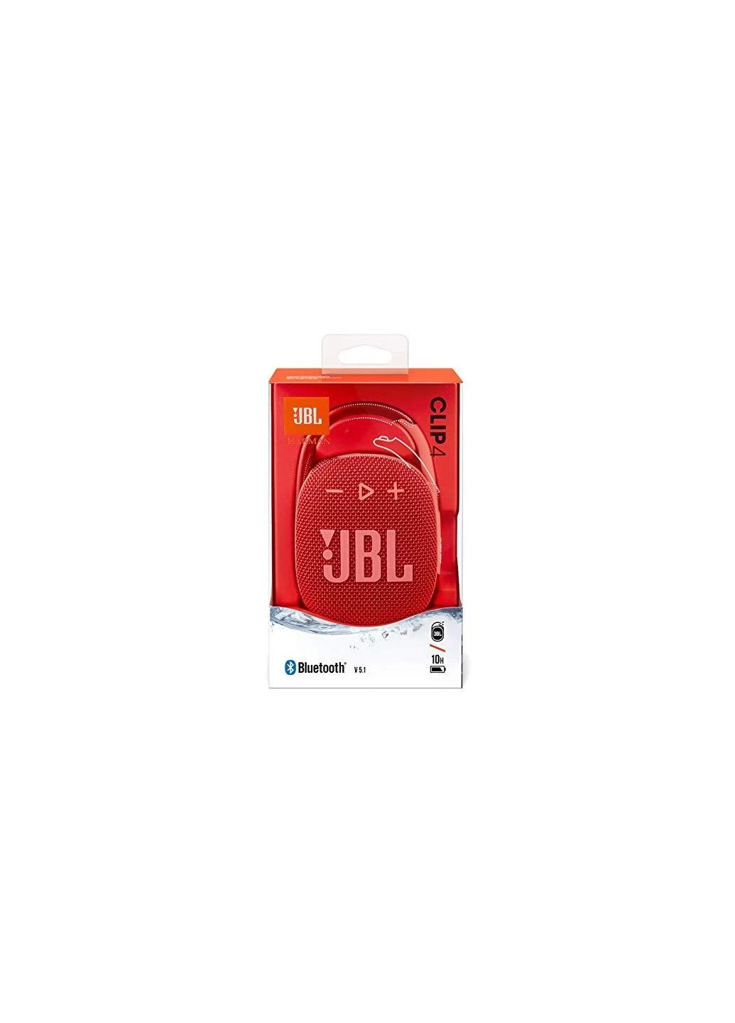 Беспроводная колонка Clip 4 (JBLCLIP4RED) с карабиномпетлей JBL (277634725)