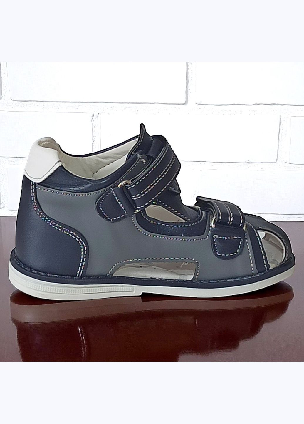 Закриті босоніжки ортопедичні сандалії на липучках для хлопчика ТОМ М Tom.M (336147420)