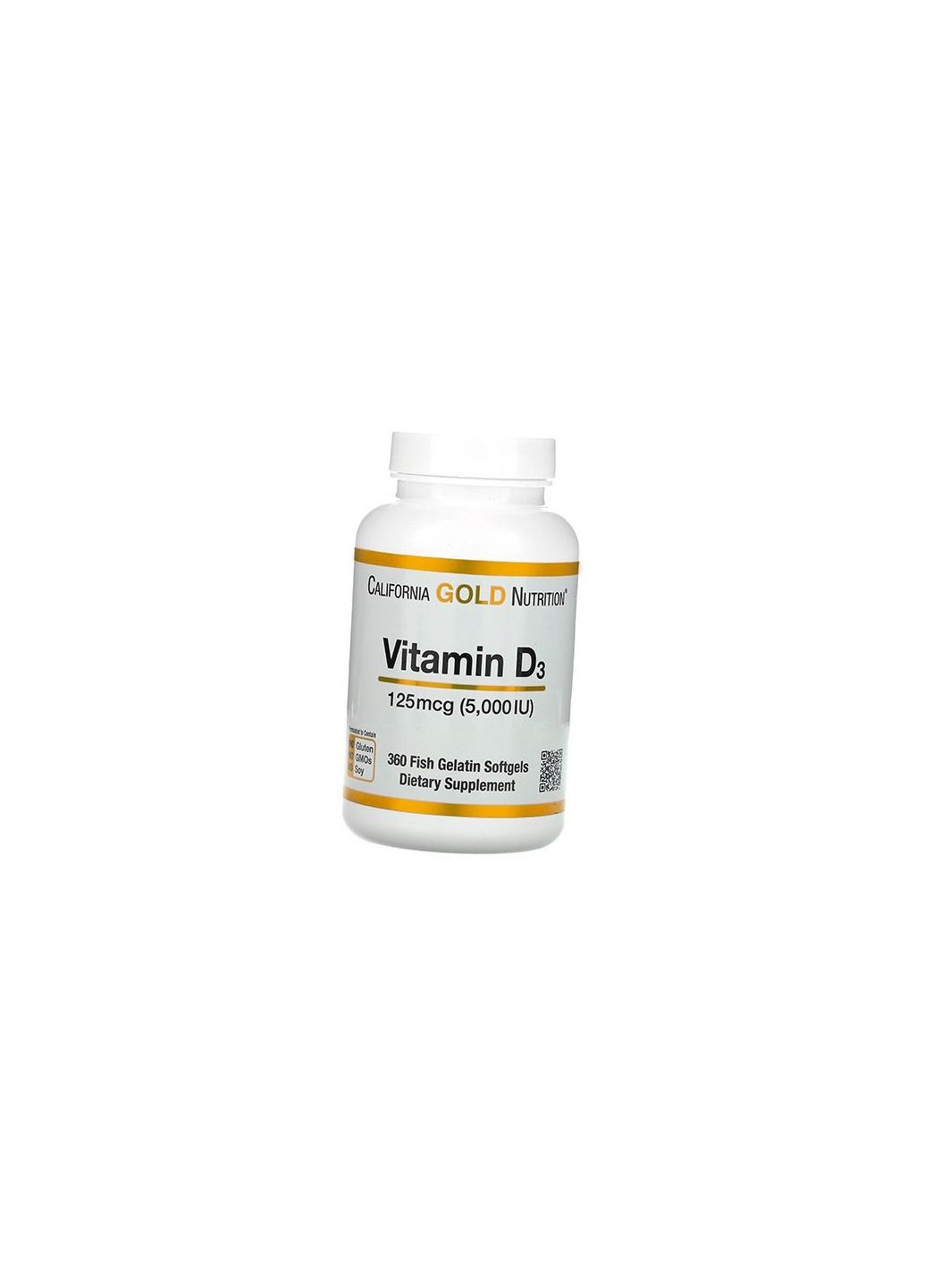 Вітамін Д3, Vitamin D3 5000, 90гелкапс 36427007, (36427007) California Gold Nutrition (293255250)
