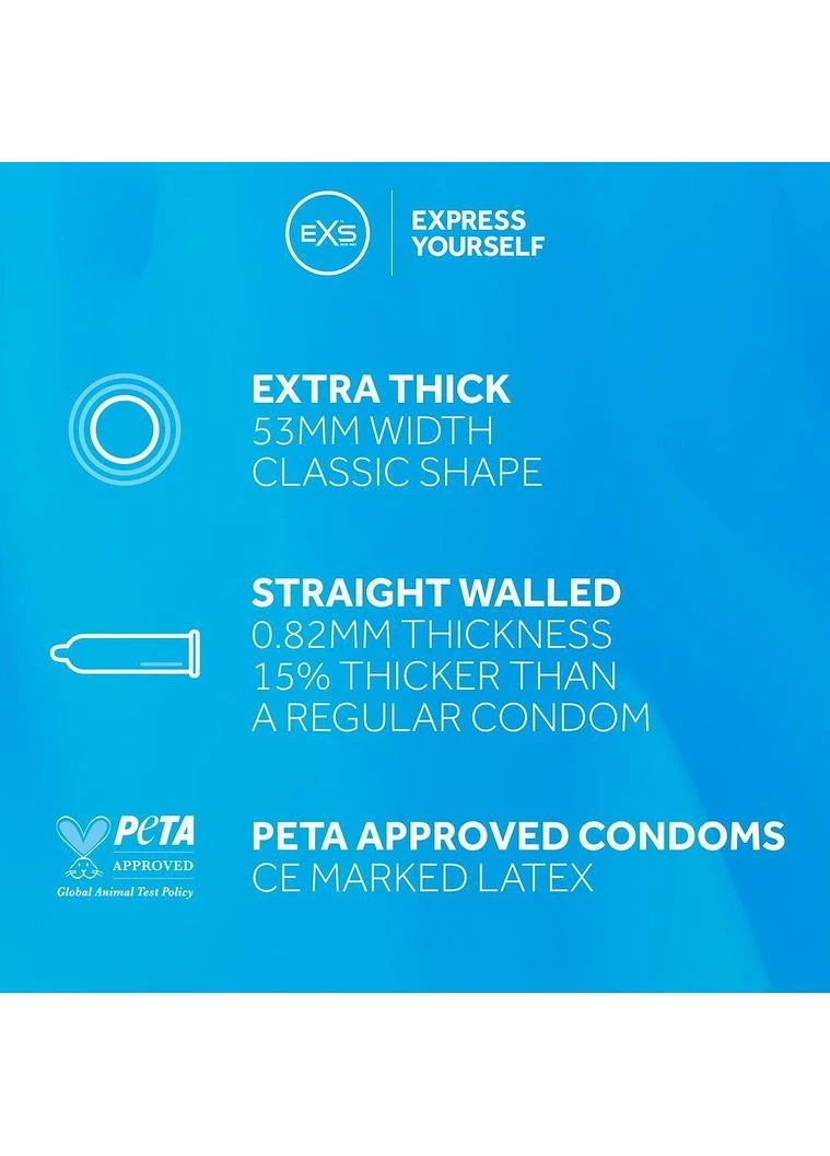 Презервативи 12 ШТ. EXTRA THICK EXS (383091603)