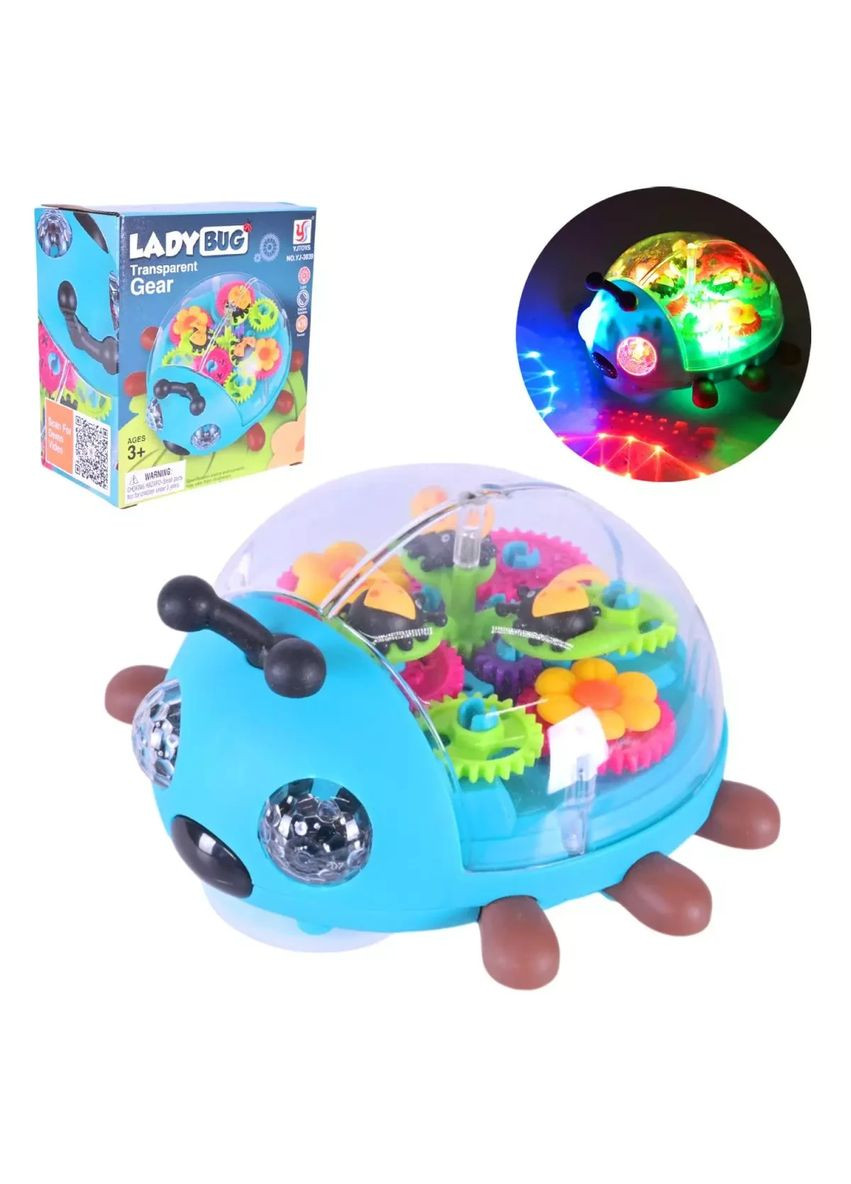 Інтерактивна музична іграшка сонечко прозорий корпус зі світлом YJTOYS YJ-3039 No Brand (362437396)