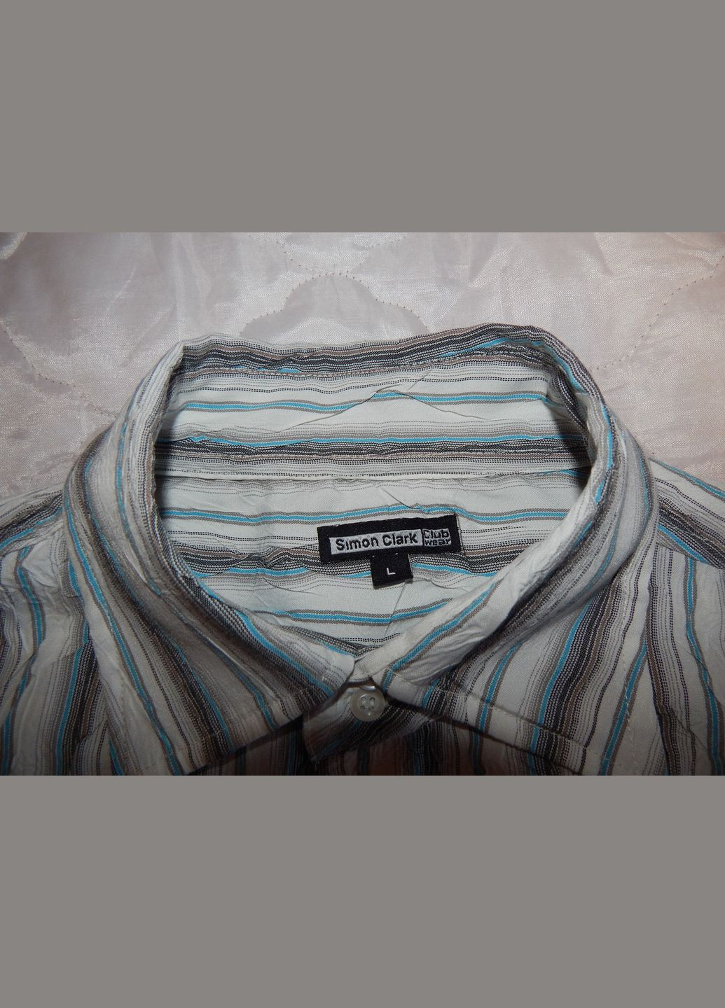 Белая кэжуал рубашка No Brand